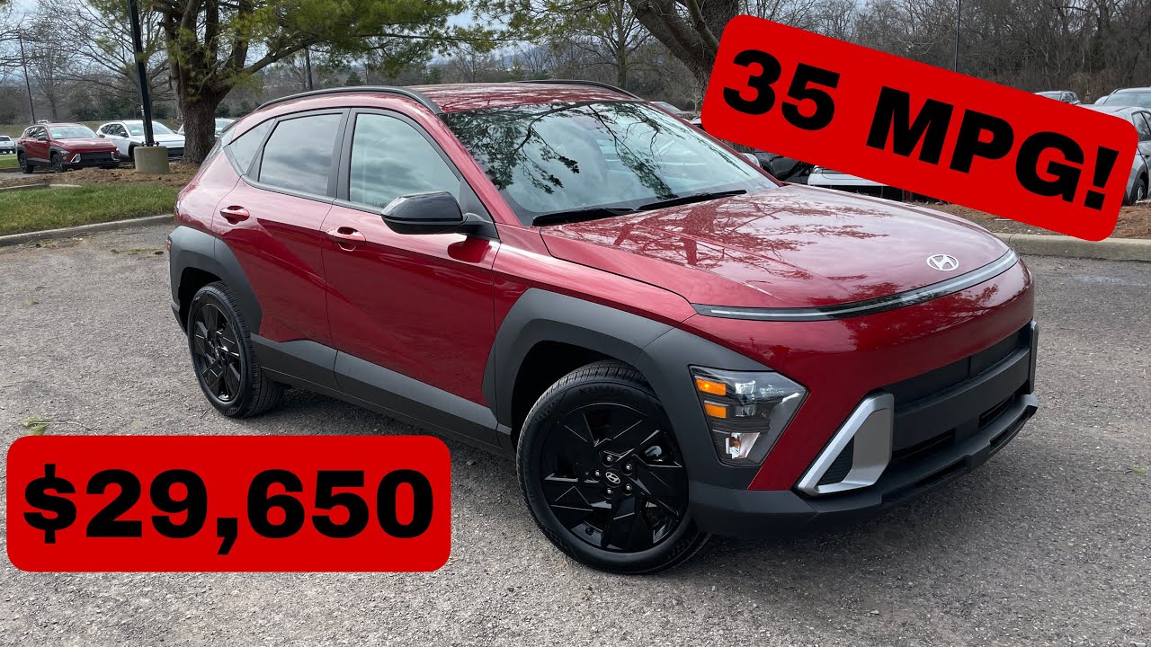 Тест-драйв и обзор Hyundai Kona SEL Sport FWD 2026 года от первого лица.