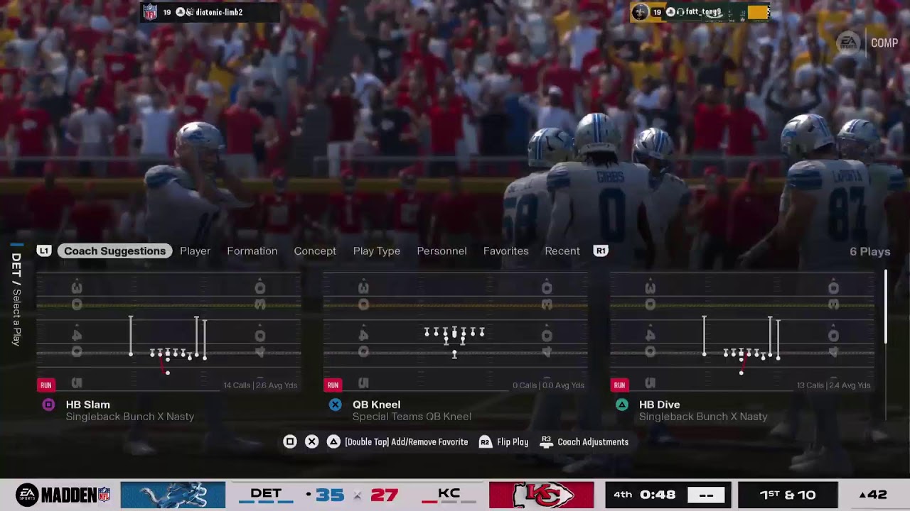 Just chilln playing Madden