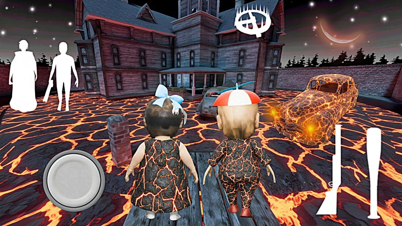 Playing As Lava Small Granny And Lava Small Grandpa In Granny 3