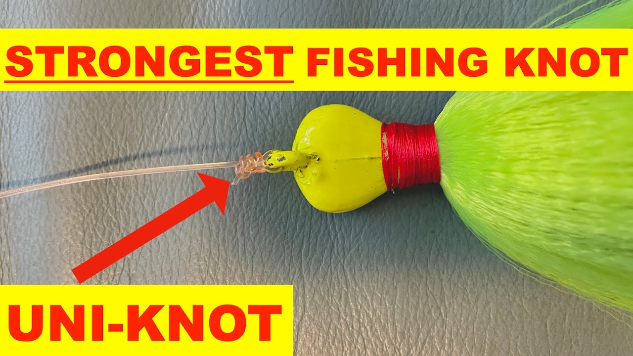 HOW TO TIE THE UNI-KNOT THE STRONGEST FISHING KNOT (Uni-Knot System & More!)