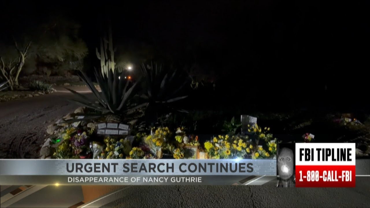 Urgent search for Nancy Guthrie continues