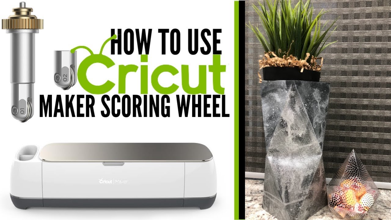 CRICUT SCORING WHEEL - HOW TO USE