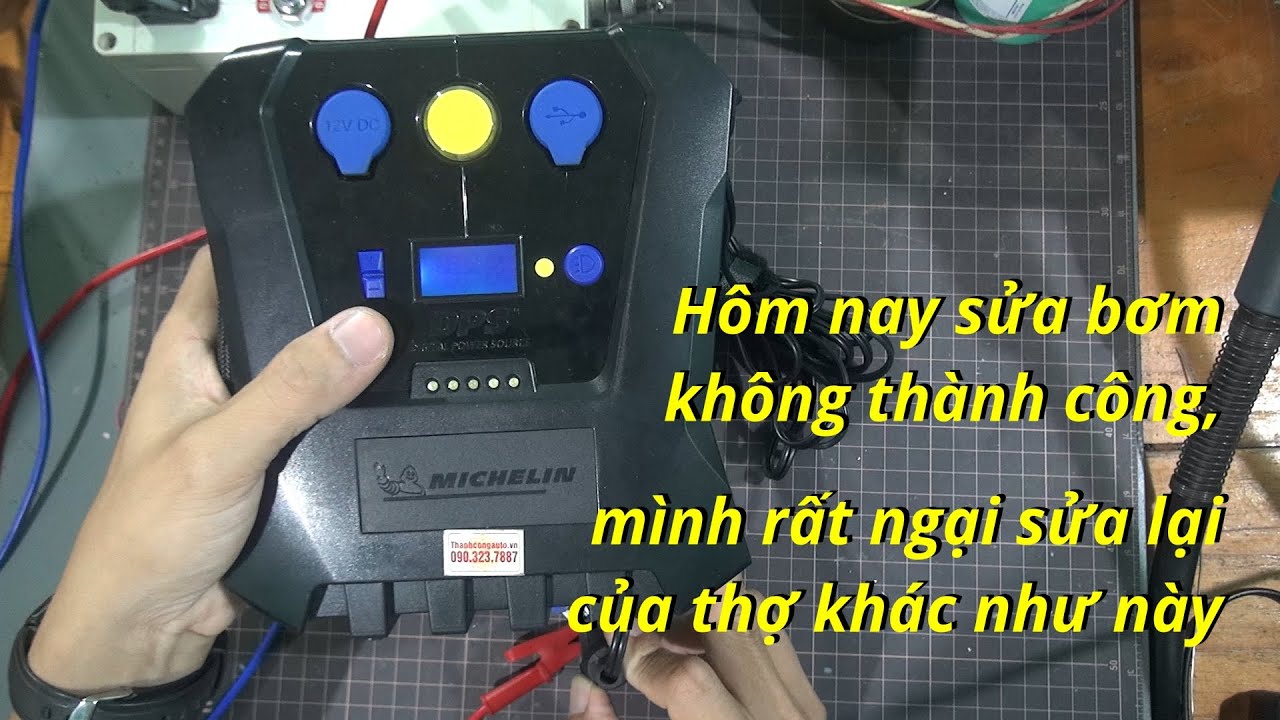 Sửa bơm Michelin | bơm lốp ô tô Michelin