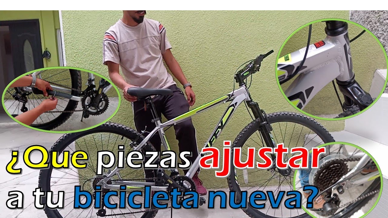 Ajustando bicicleta nueva huffy bantam 29