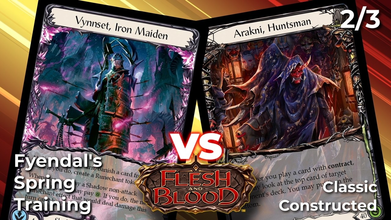 I should have been paying closer attention... 🕷️🕸️ | Vynnset vs Arakni | Flesh And Blood Gameplay