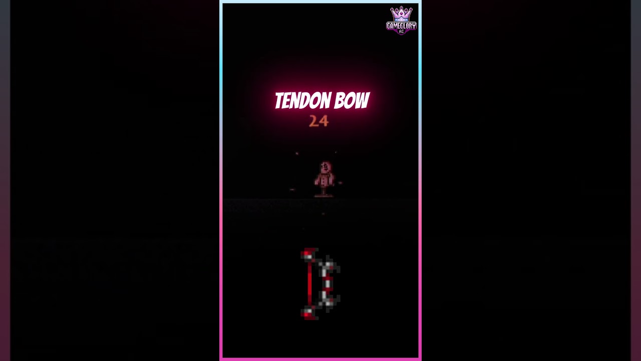 Tendon Bow in Terraria &ndash; Crimson Power Unleashed! 🏹🩸 #Terraria #shorts #shortsfeed