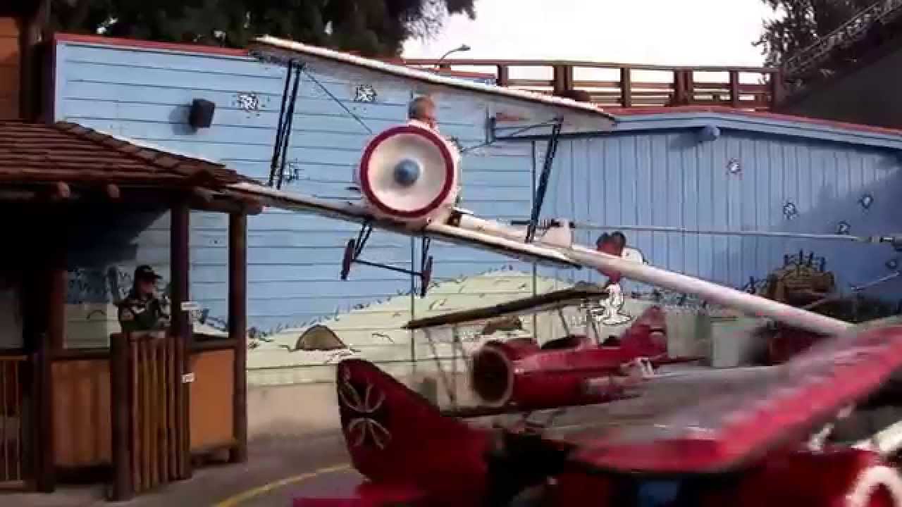 HD Flying Ace Ride Camp Snoopy Knott's Berry Farm Beach Boulevard Buena Park California