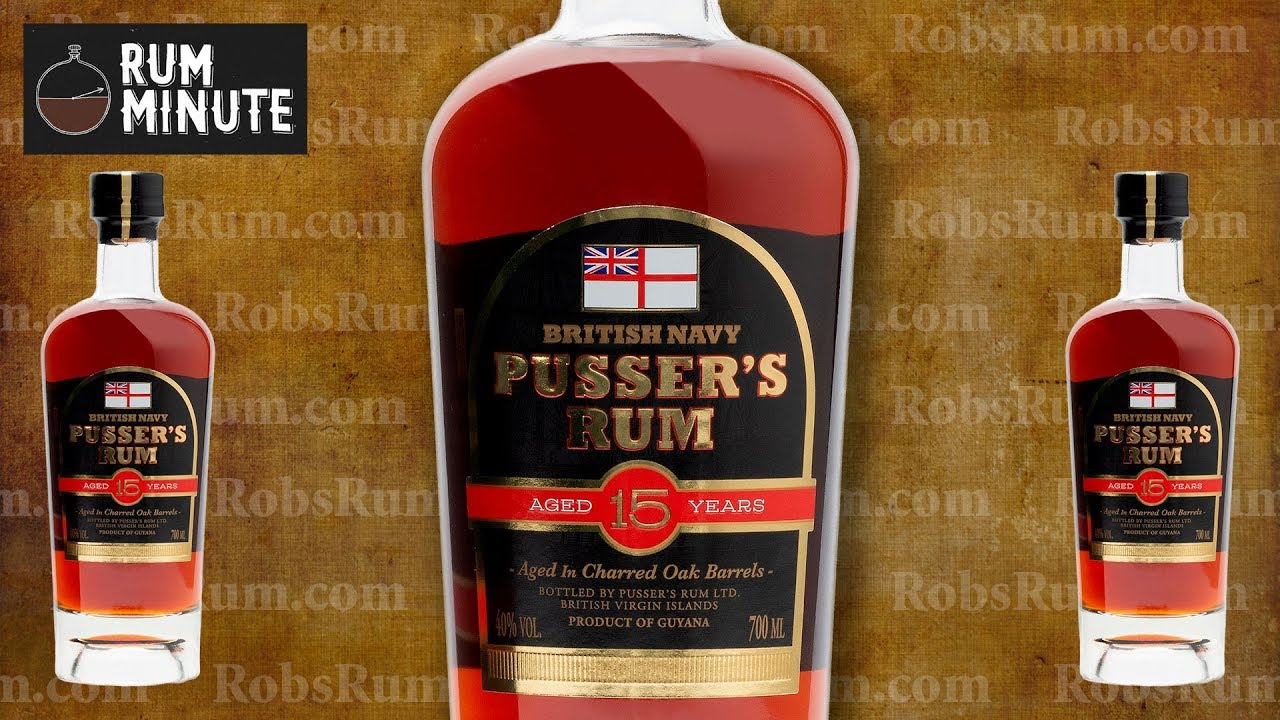 Pussers 15 Year Old limited edition luxury rum from Guyana