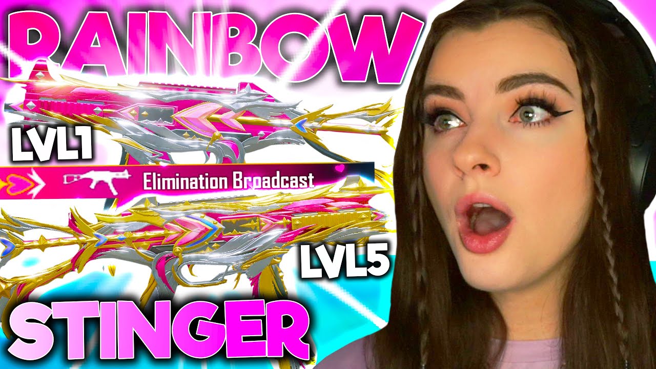 MAXED OUT RAINBOW STINGER UMP!