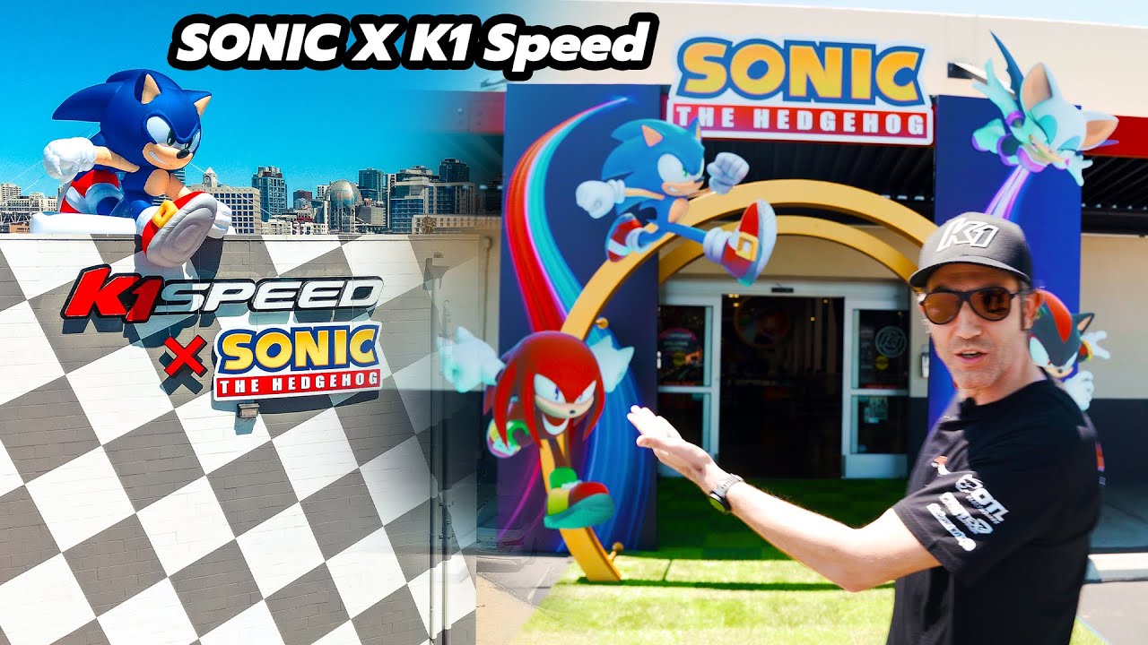 Sonic The Headgehog X K1 Speed comes to San Diego!!! 🤯