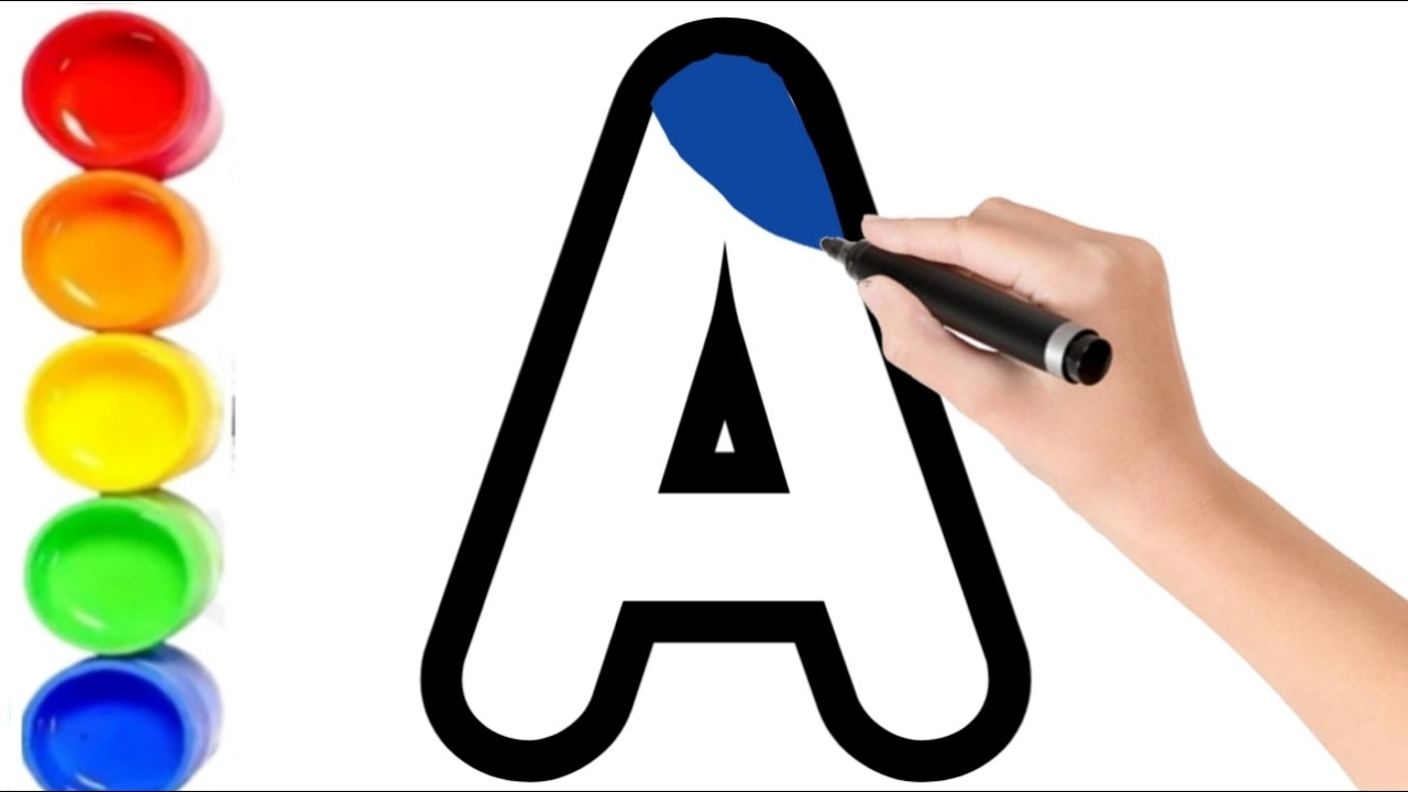 Alphabet, ABC song,abcd,a to z,Kids rhymes, collection for writing along dotted lines for toddler,53