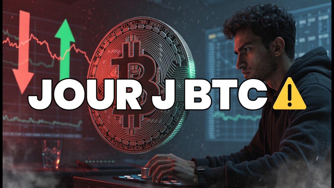 🔥 BITCOIN : C’est le JOUR J… ATTENTION ⚠️