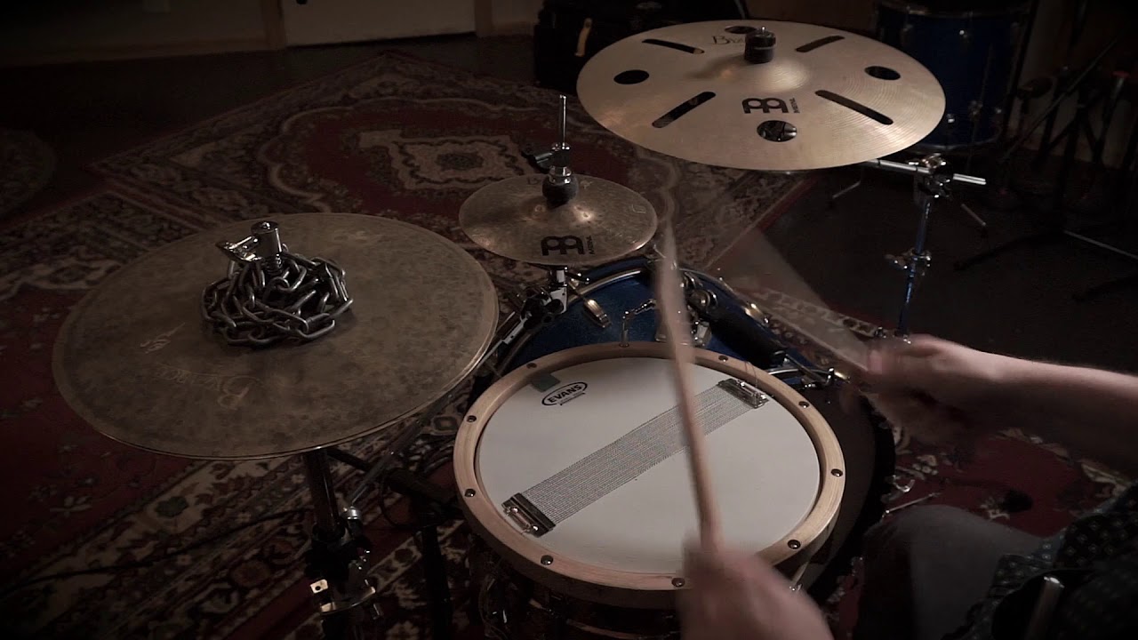 Organic House Beats - live drum recording with 3 mics - no drum samples!! Feat. Meinl Crasher Hats