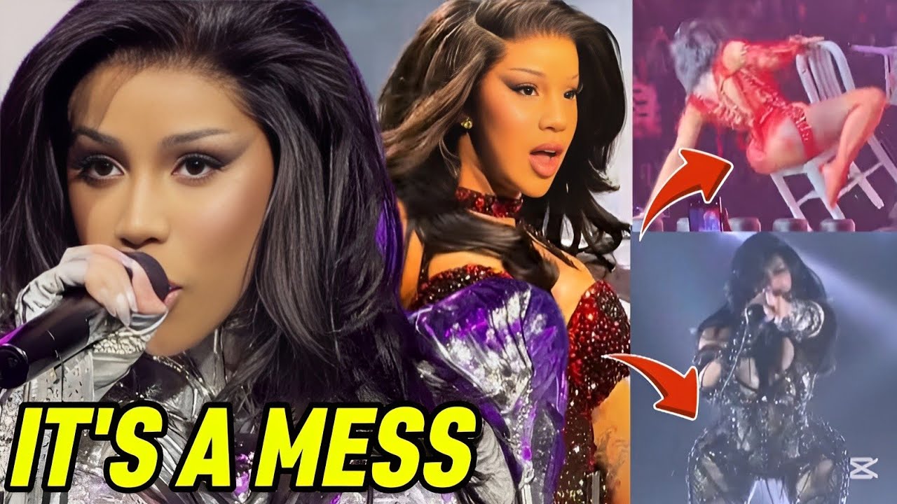 Cardi B’s Tour is A BIG MESS! Cardi Falls down AGAIN, Botched BBL, Empty seats + More (It's so bad)