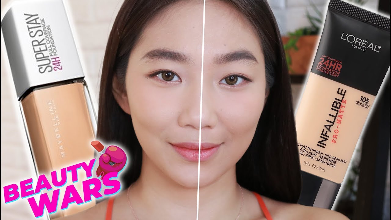 MAYBELLINE SUPERSTAY vs. LOREAL INFALLIBLE (Beauty Wars Ep. 2) | Raiza Contawi