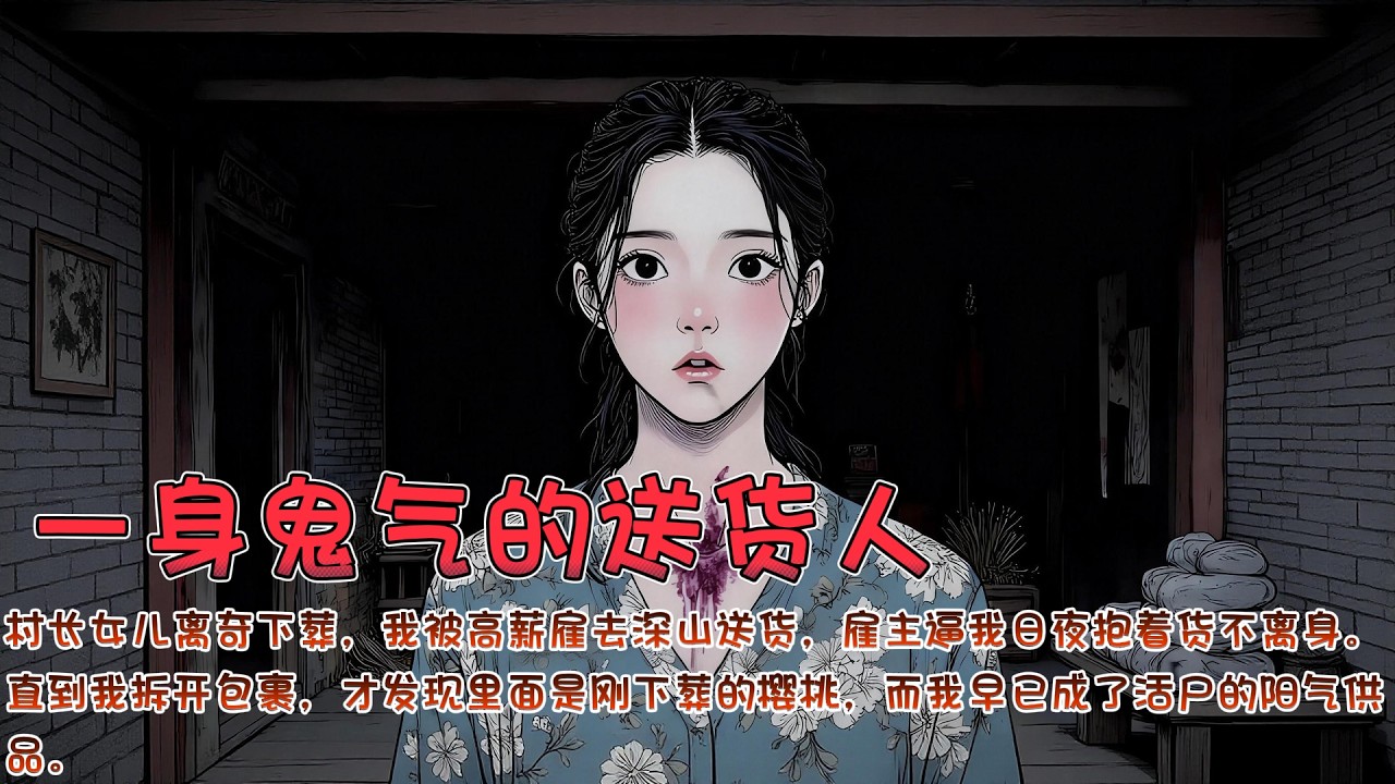 【完结文】村长女儿离奇下葬，我被高薪雇去深山送货，雇主逼我日夜抱着货不离身。直到我拆开包裹，才发现里面是刚下葬的樱桃，而我早已成了活尸的阳气供品。