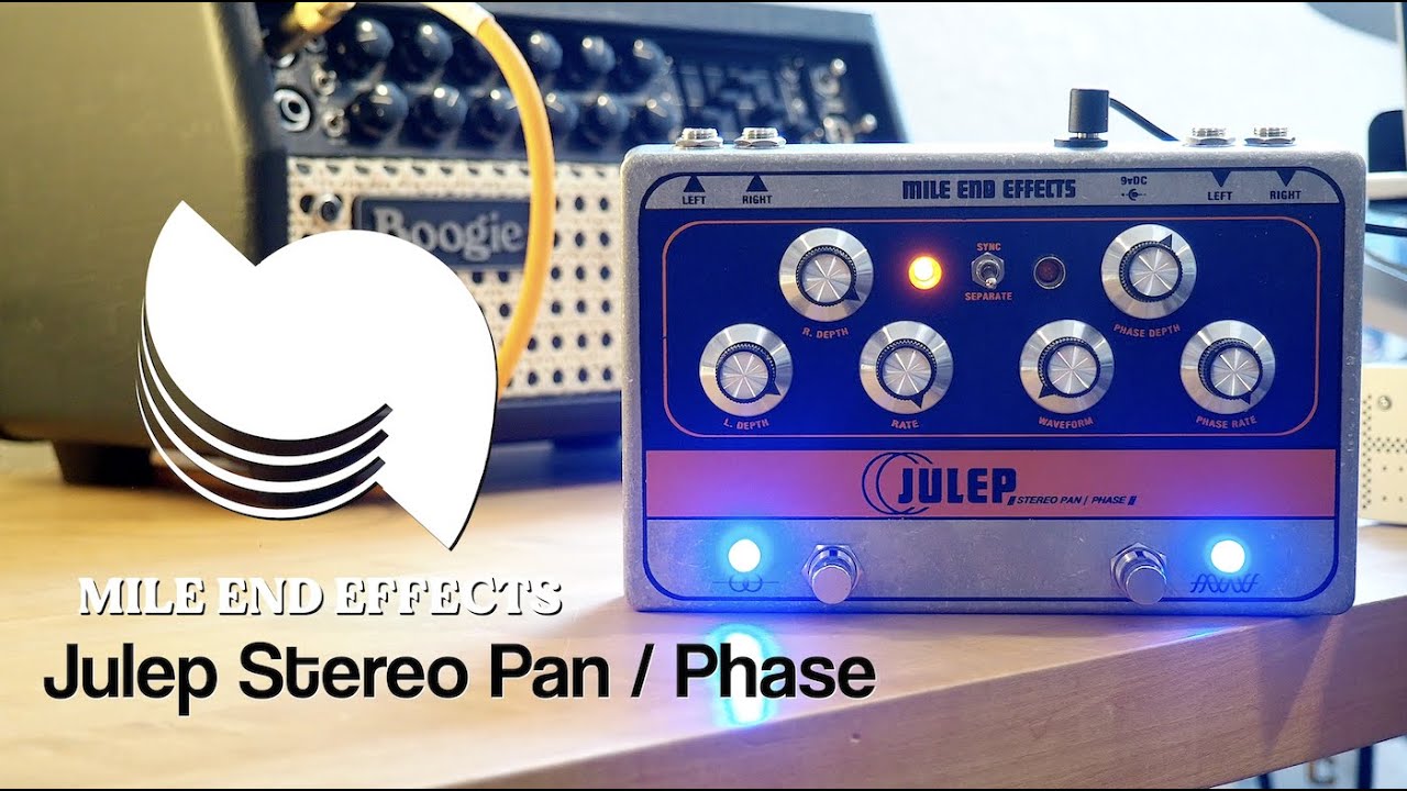 Mile End Effects Julep Stereo Pan / Phase Tremolo Phaser