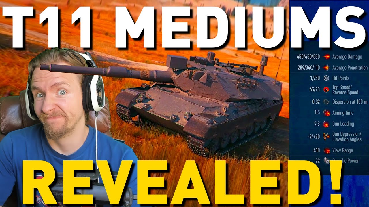TIER 11 MEDIUMS REVEALED! World of Tanks 2.0!