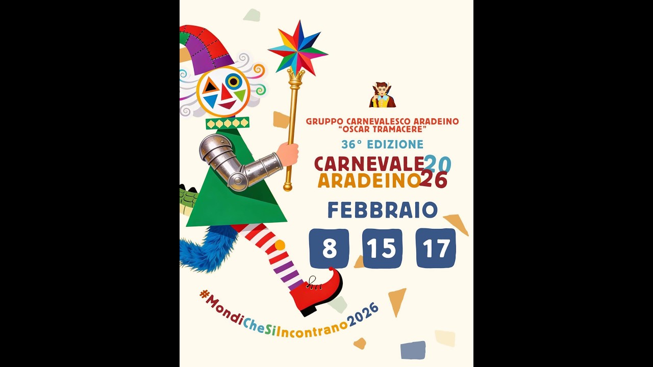 36 Anni di Maschere ad Aradeo.Mondi che si Incontrano: Il Magico Carnevale di Aradeo