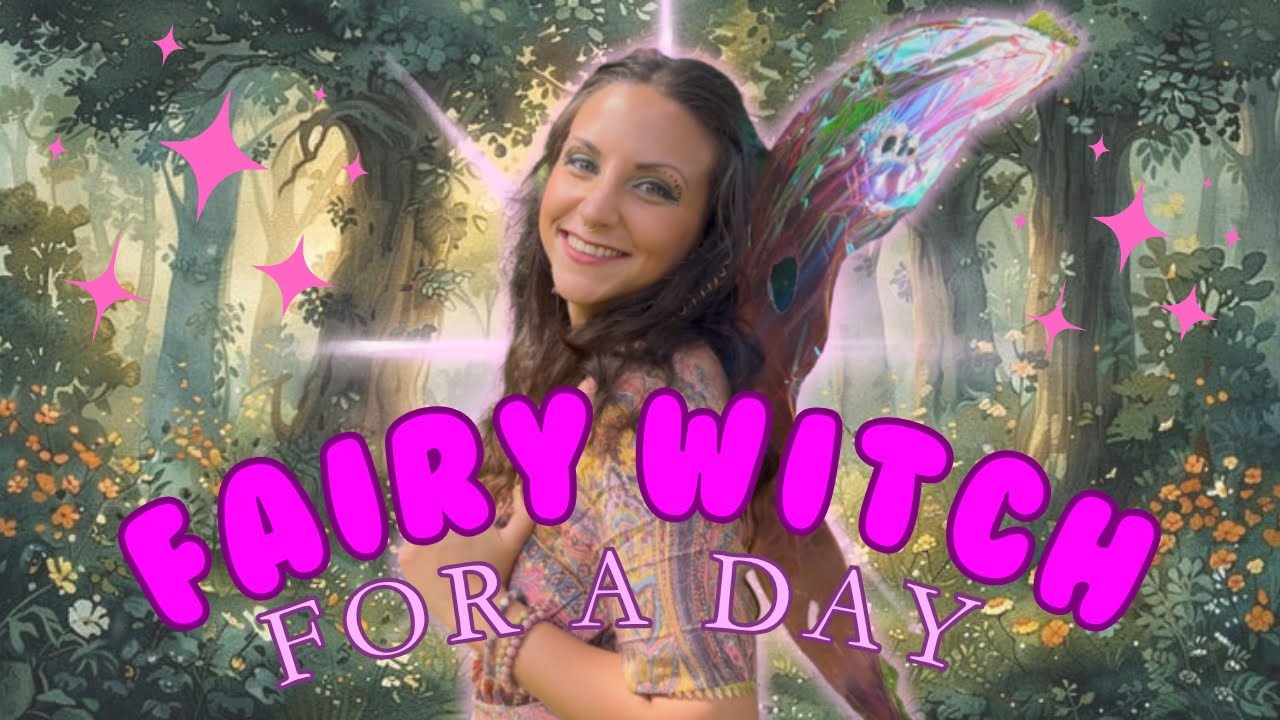 I Lived Like a Fairy Witch for a Day | Forest Frolics, Flower Magic & Whimsy 🌿✨