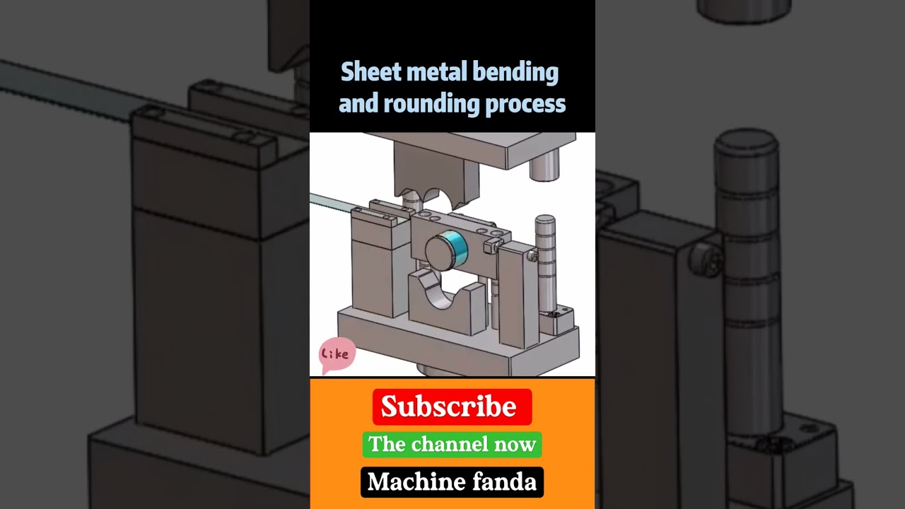 Sheet metal Bending #machine #mechanism #solidworks #design