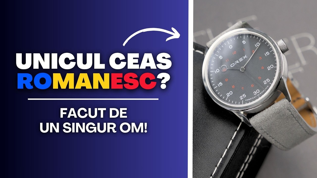 Vizitam UNICUL Atelier de Ceasuri din ROMANIA! | Primul Ceas Ora Exacta Atelier OR3X (2026)