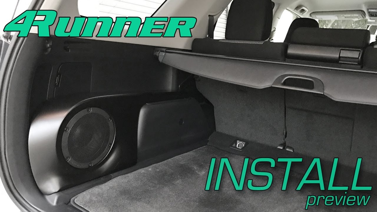 Toyota 4Runner sound solution | Install Preview