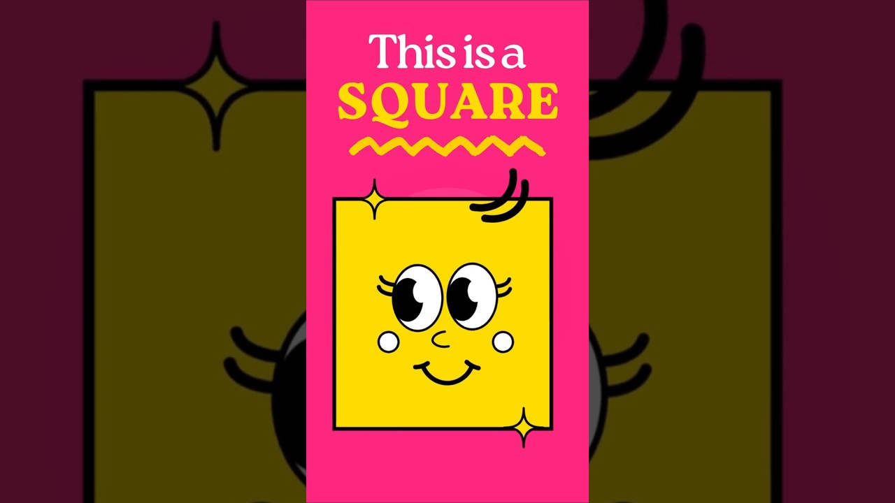 Square Shapes for Kids | Learn with Real Life Examples & Pronunciation