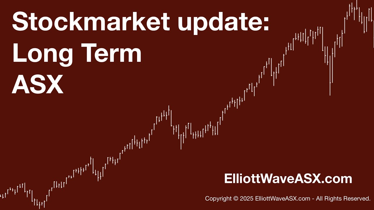 Long Term ASX (XJO) Elliott Wave count Australia