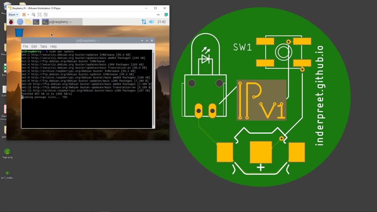Raspberry Pi Desktop with VMWare Workstation