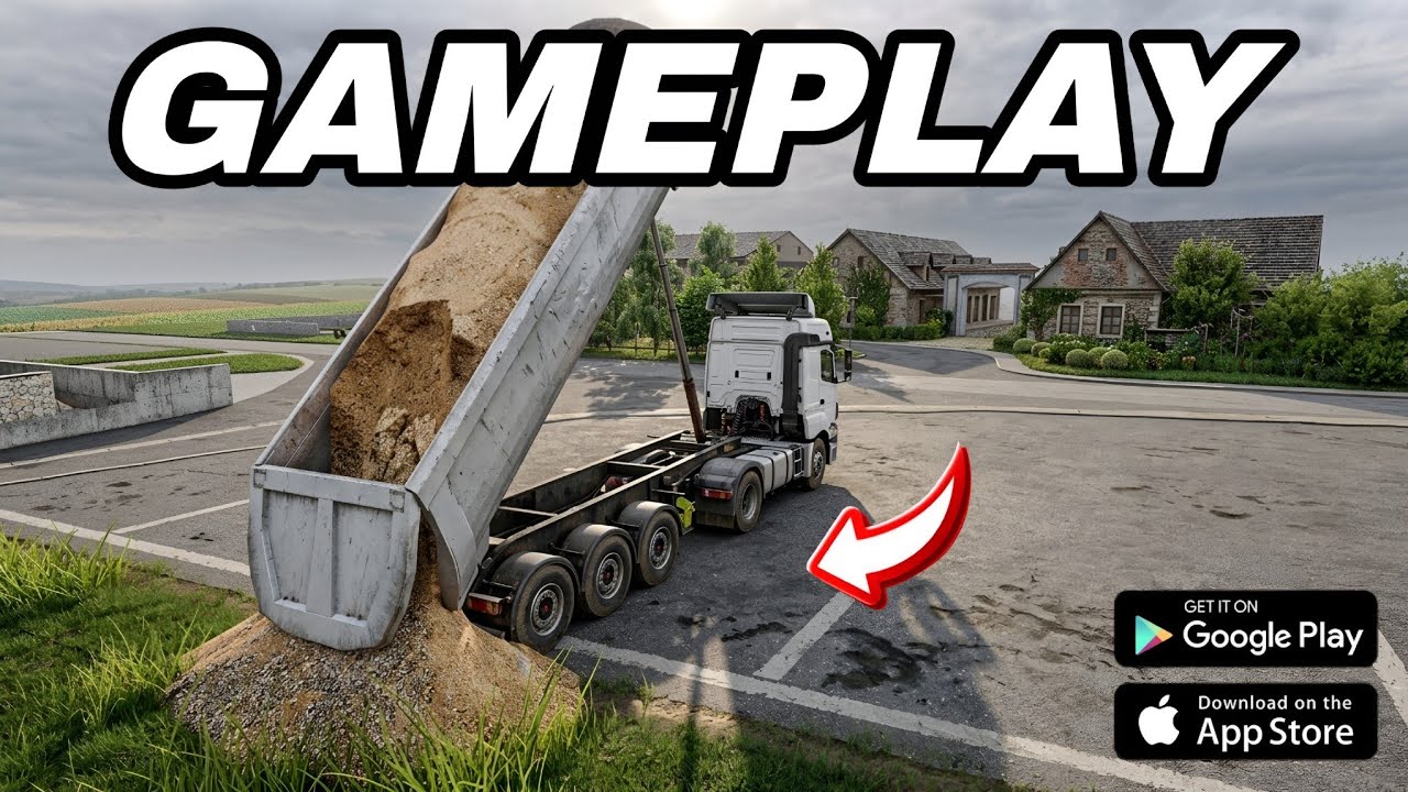 😱Наконец-то!! Первый игровой тест разгрузки грузовика от Roadlife Europe Truckers...