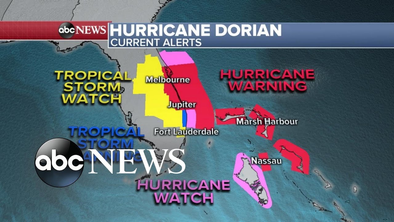 Hurricane warnings issued across Florida