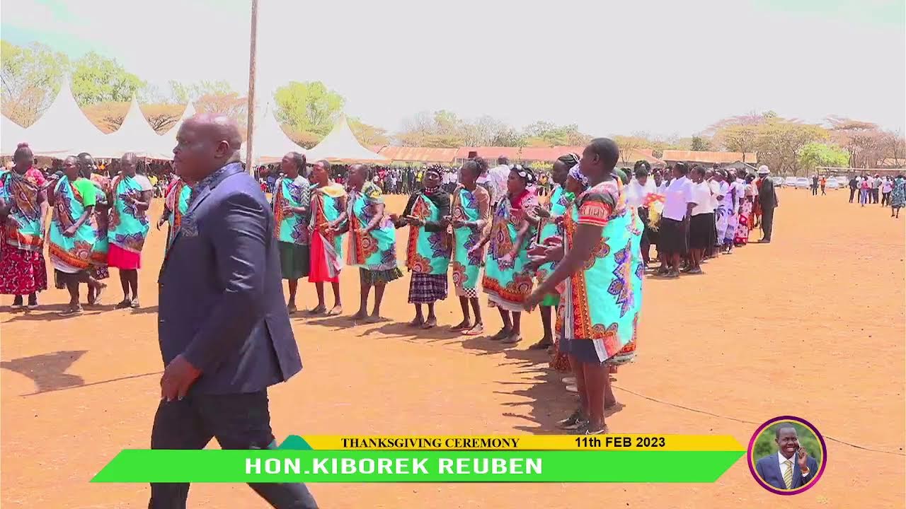 LIVE: MOGOTIO MP Reuben Kiborek Thanksgiving Ceremony.