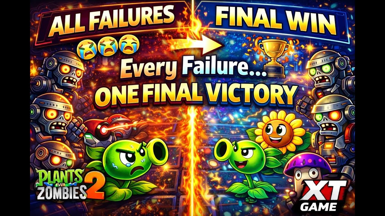 Every Failure… One Final Victory | Far Future PVZ 2 | XT Game