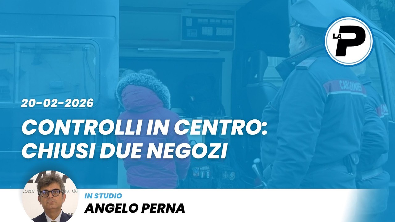 TGPrealpina 20/02/2026 | Controlli in centro: chiusi due negozi