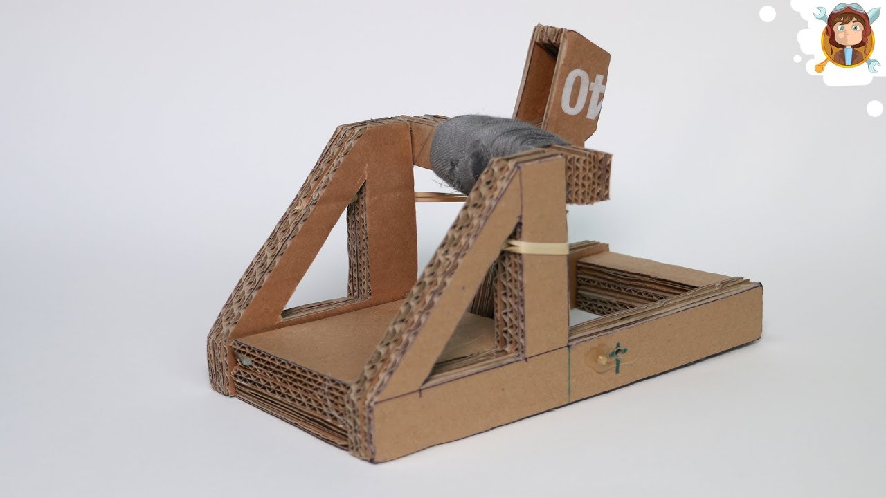 Cómo Hacer una Catapulta de Carton