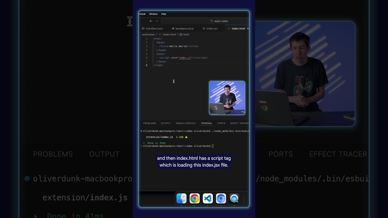 How to build Chrome extensions with React