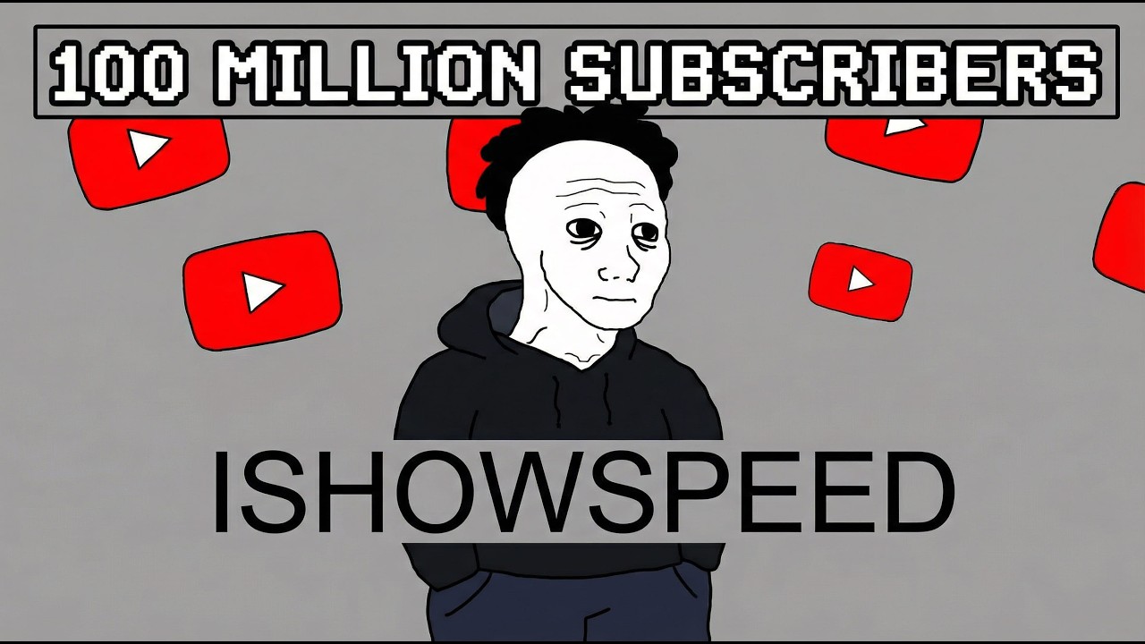 How would ISHOWSPEED react if he hits 100 million subscribers? #ishowspeed #100million_subscribers