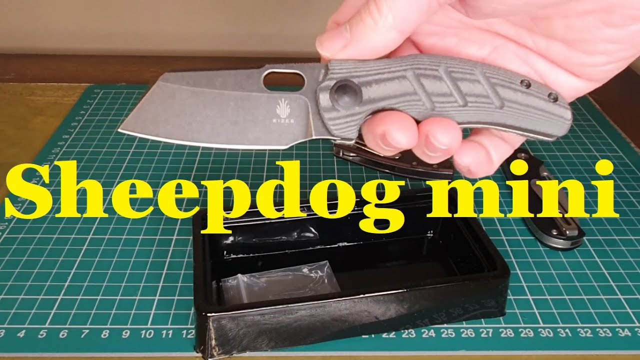 Unboxing Kizer Sheepdog mini micarta - UK friendly EDC carry - Non locking pocket knife