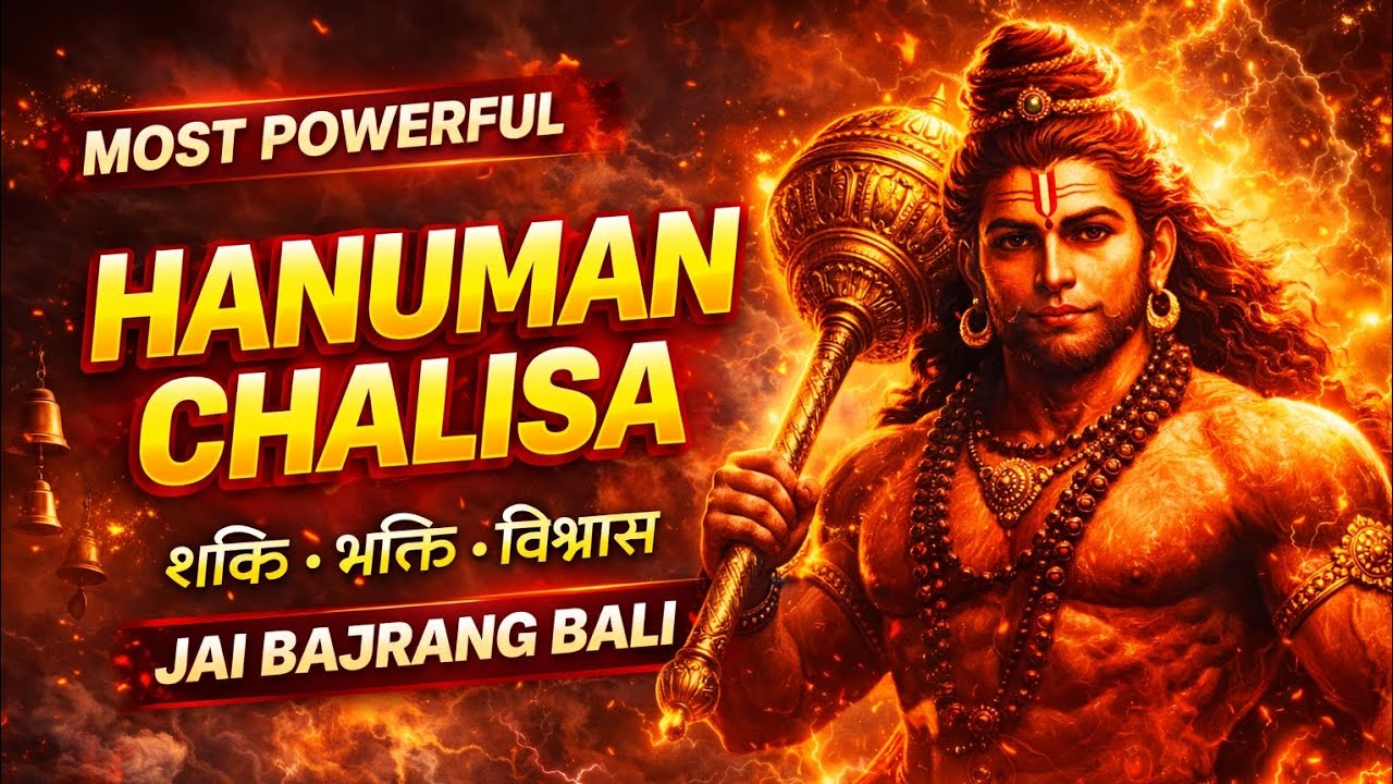 Hanuman Chalisa 🙏 | Most Powerful Bhakti Song | Jai Bajrang Bali | Hanuman Bhajan 2026
