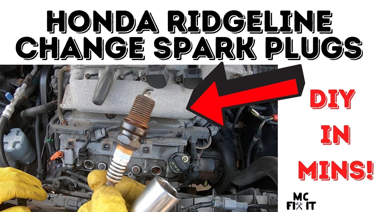Как заменить свечи зажигания в Honda Ridgeline 2006-2014 (полное руководство для передней и задне...