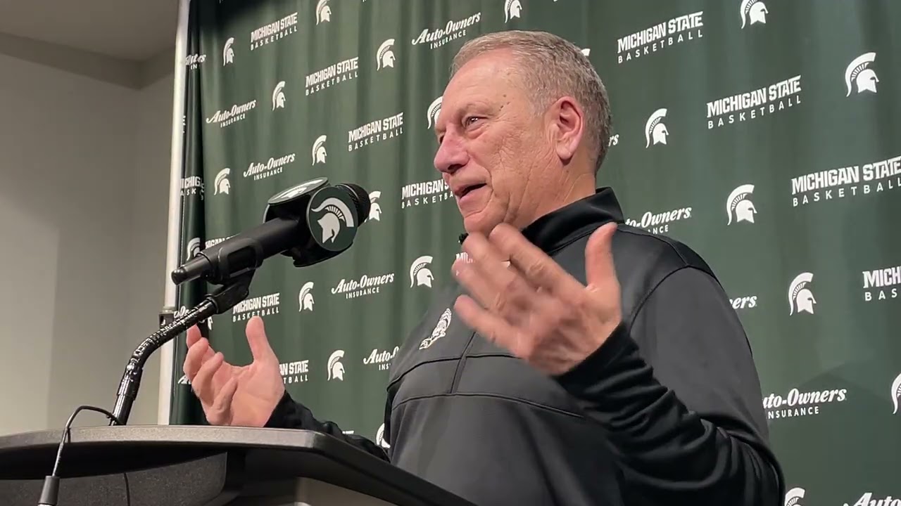 MSU's Tom Izzo Previews Upcoming Clash at Purdue
