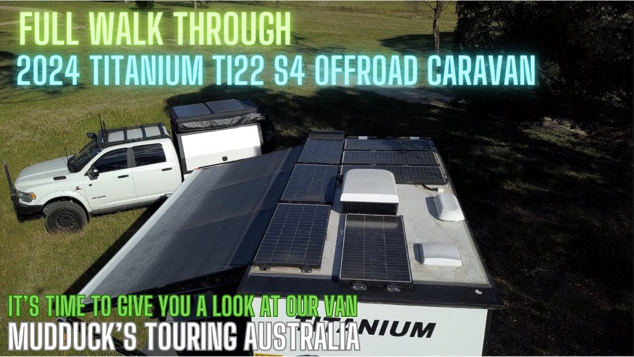 Обзор внедорожного каравана Titanium Offroad. #titaniumcaravans #mudduckstouringaustralia. 4K
