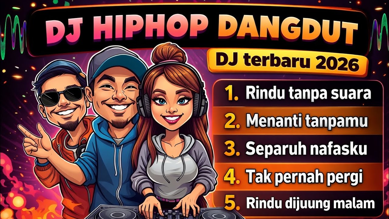 🔥 Best dj hiphop dangdut || dj viral terbaru | rindu tanpa suara