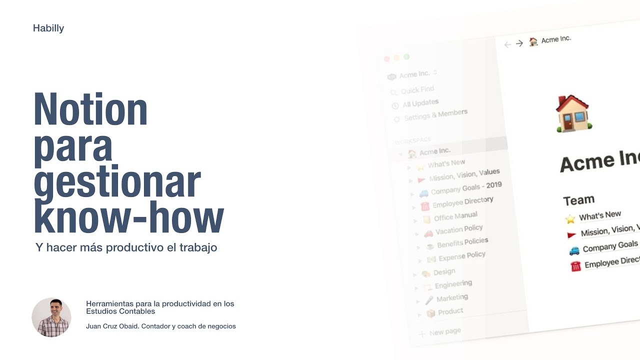Notion para gestionar el Know-how del estudio contable - 1ra parte