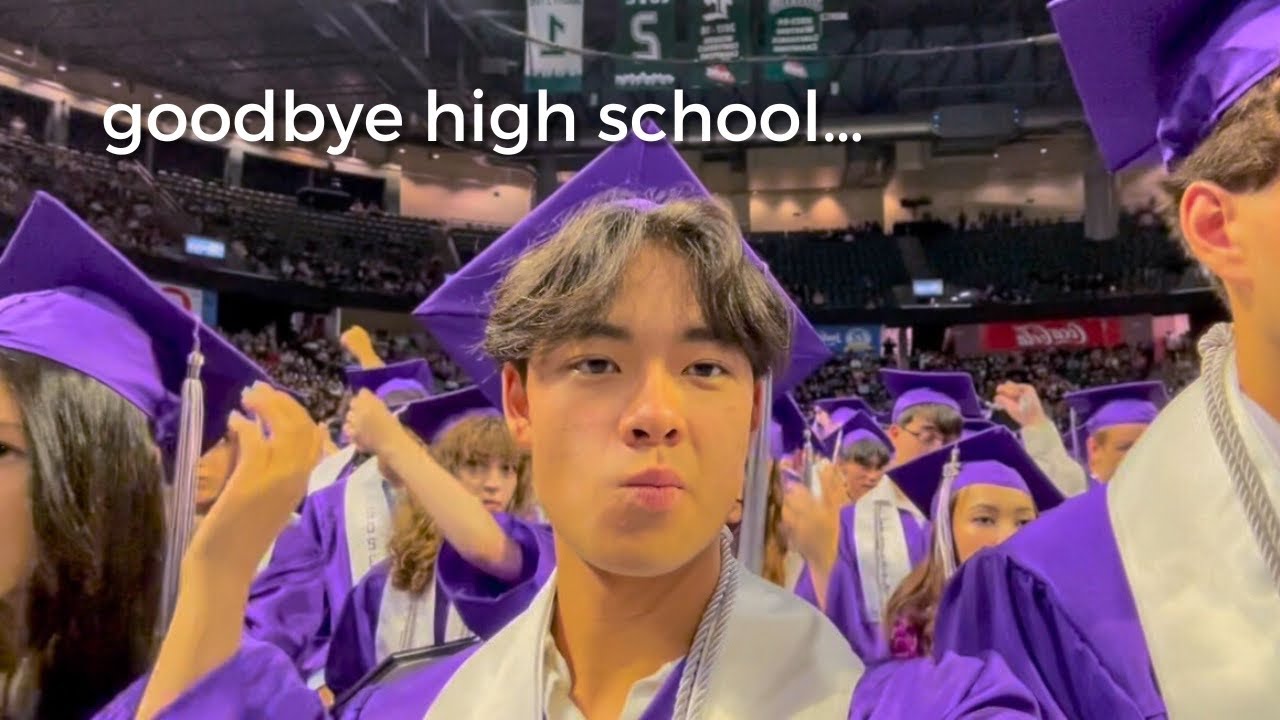 i finally graduated from american high school GRADUATION VLOG