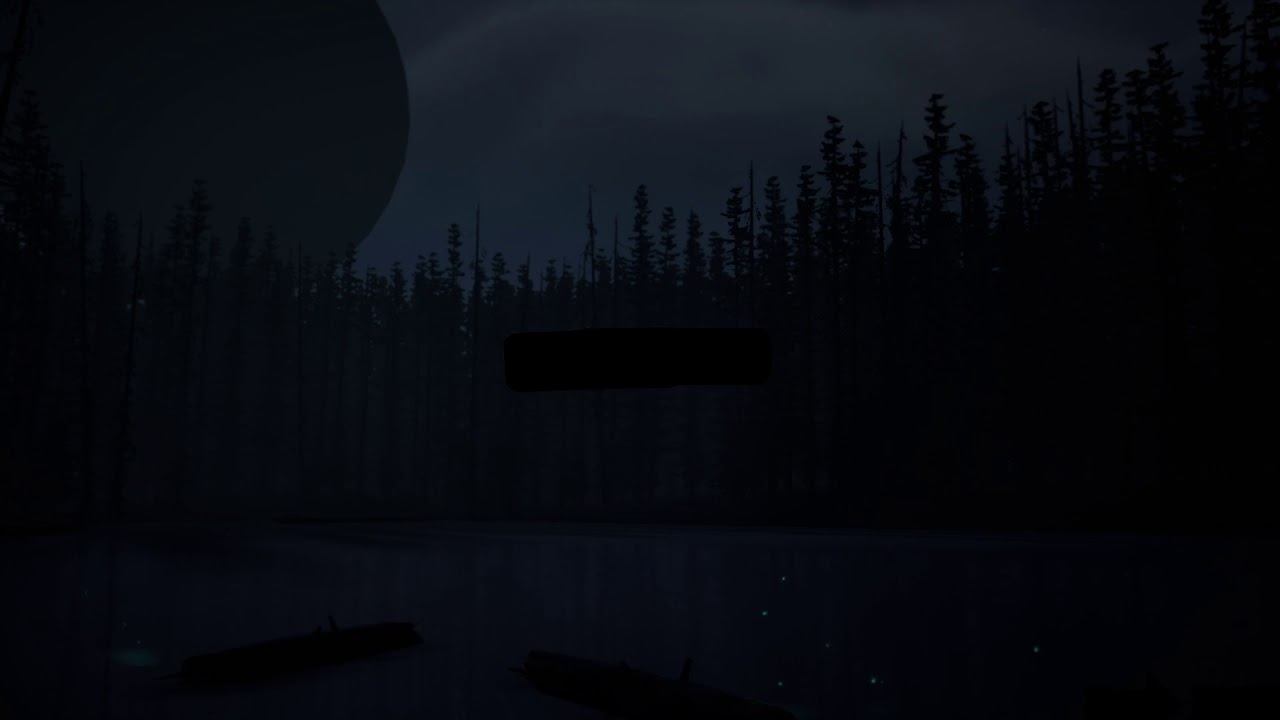 (Life is Strange 2)  Forest Lake at Night | Crickets, loons, critters , fireflies | Relaxing Nature