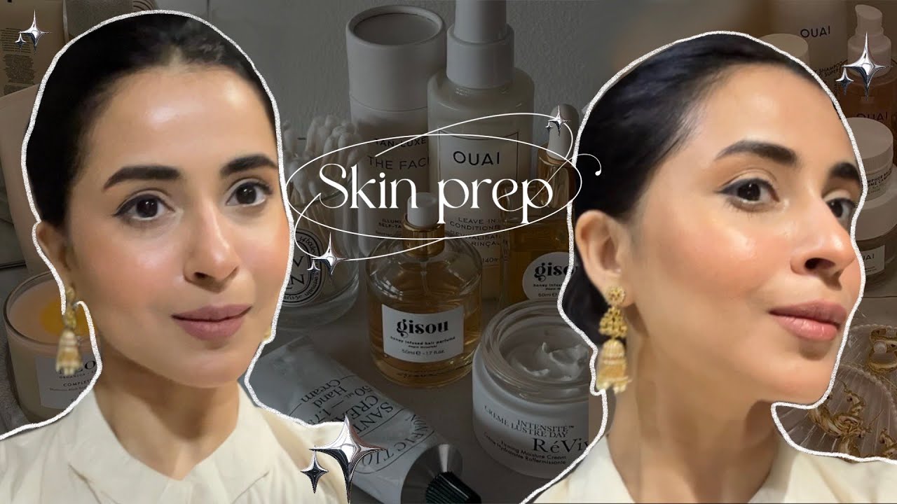 affordable indian  SKIN PREP BEFORE MAKEUP on DRY SKIN🎀 skincare routine for FLAWLESS makeup base