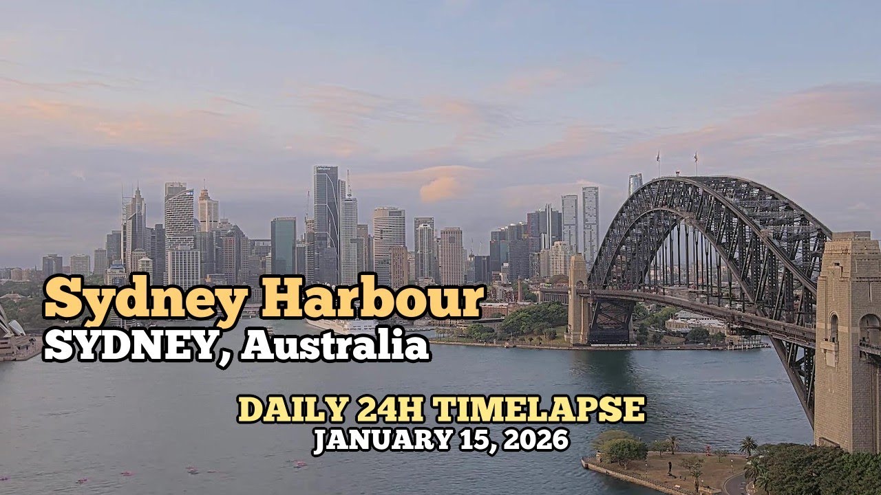 Sydney Harbour - Daily Timelapse: January 15, 2026 [Sydney, Australia]