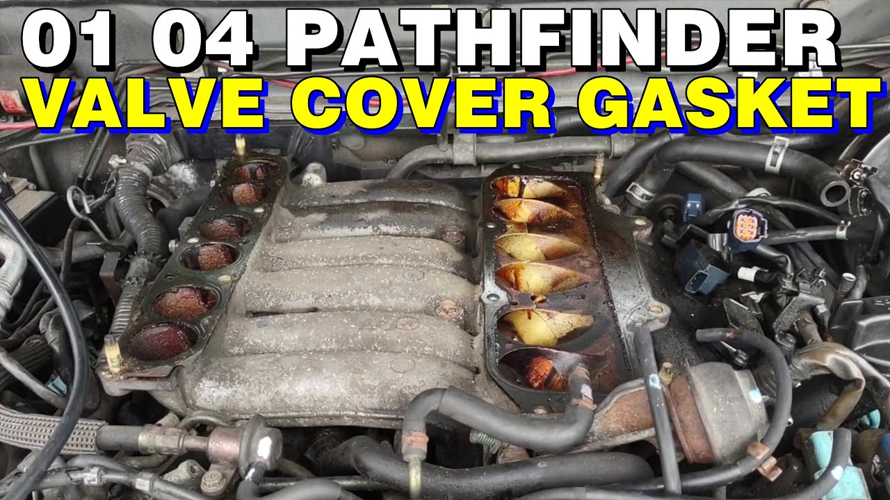 Замена прокладки клапанной крышки Nissan Pathfinder 3.5, часть 1